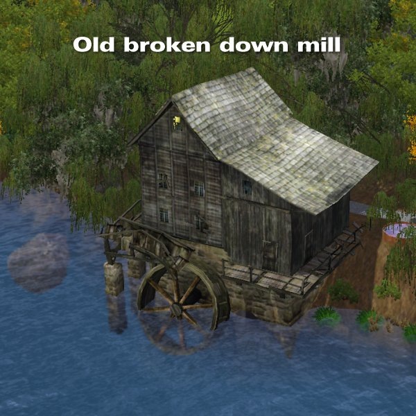 Old broken down mill by CFP